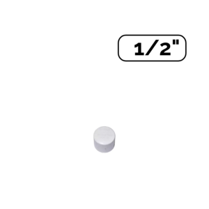 uPVC End Cap - 1/2"