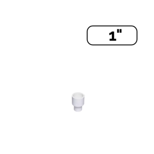 uPVC coupler 1" x 1"